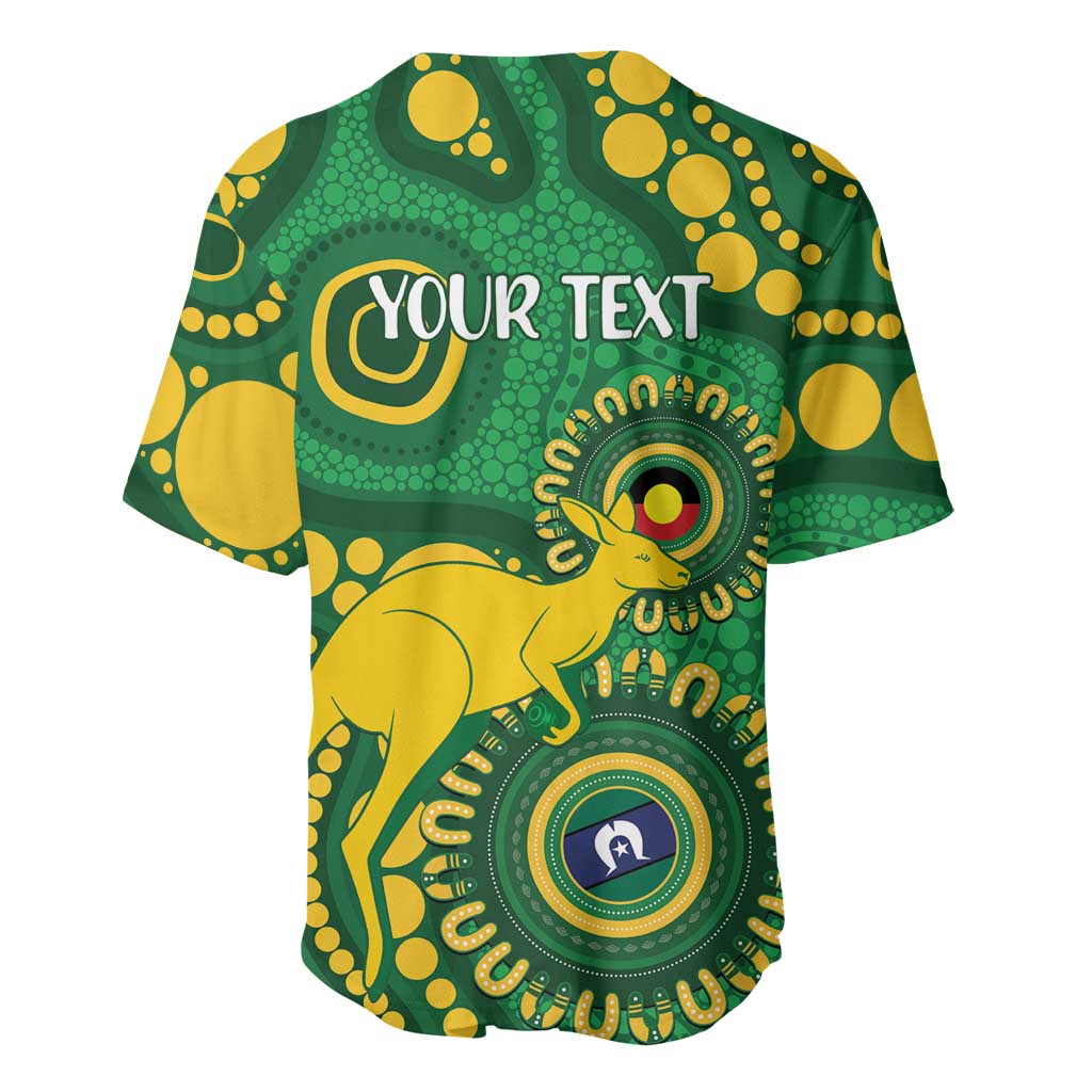 Bowls Australia NAIDOC Week 2026 Personalised Baseball Jersey 50 Years Deadly Kangaroo Indigenous Art