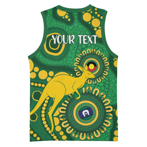 Bowls Australia NAIDOC Week 2026 Personalised Basketball Jersey 50 Years Deadly Kangaroo Indigenous Art