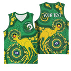 Bowls Australia NAIDOC Week 2026 Personalised Basketball Jersey 50 Years Deadly Kangaroo Indigenous Art