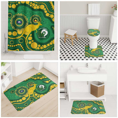 Bowls Australia NAIDOC Week 2026 Bathroom Set 50 Years Deadly Kangaroo Indigenous Art