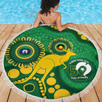 Bowls Australia NAIDOC Week 2026 Beach Blanket 50 Years Deadly Kangaroo Indigenous Art