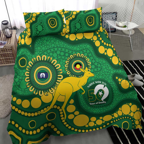 Bowls Australia NAIDOC Week 2026 Bedding Set 50 Years Deadly Kangaroo Indigenous Art