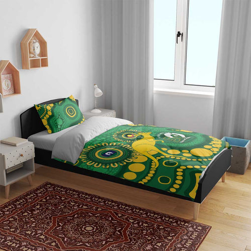 Bowls Australia NAIDOC Week 2026 Bedding Set 50 Years Deadly Kangaroo Indigenous Art