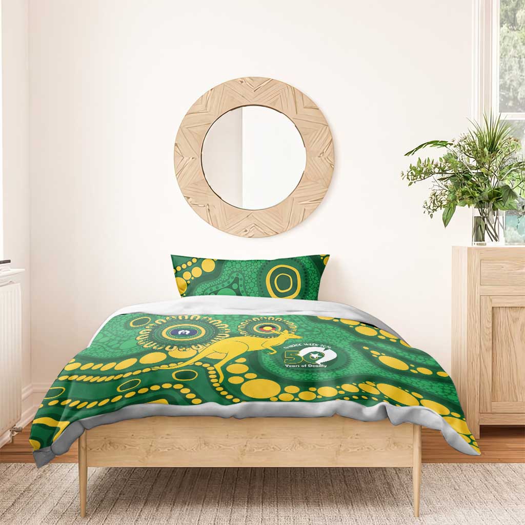 Bowls Australia NAIDOC Week 2026 Bedding Set 50 Years Deadly Kangaroo Indigenous Art
