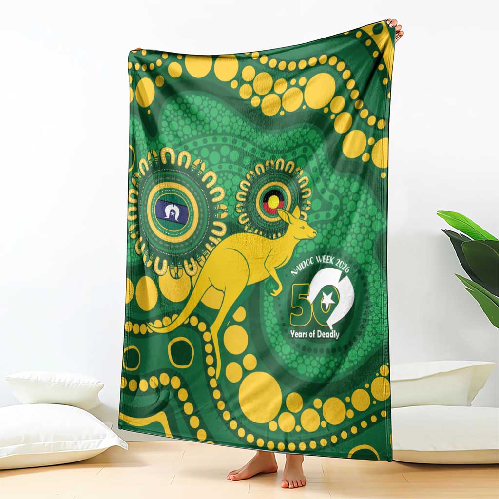 Bowls Australia NAIDOC Week 2026 Blanket 50 Years Deadly Kangaroo Indigenous Art