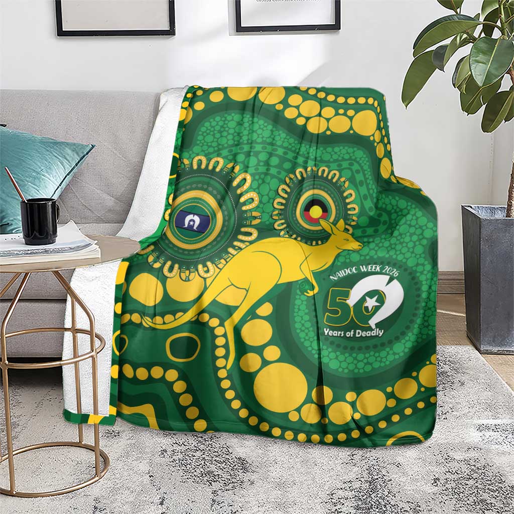 Bowls Australia NAIDOC Week 2026 Blanket 50 Years Deadly Kangaroo Indigenous Art
