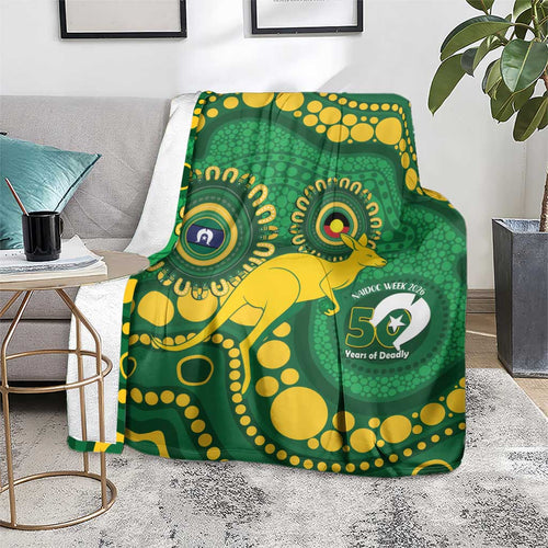 Bowls Australia NAIDOC Week 2026 Blanket 50 Years Deadly Kangaroo Indigenous Art