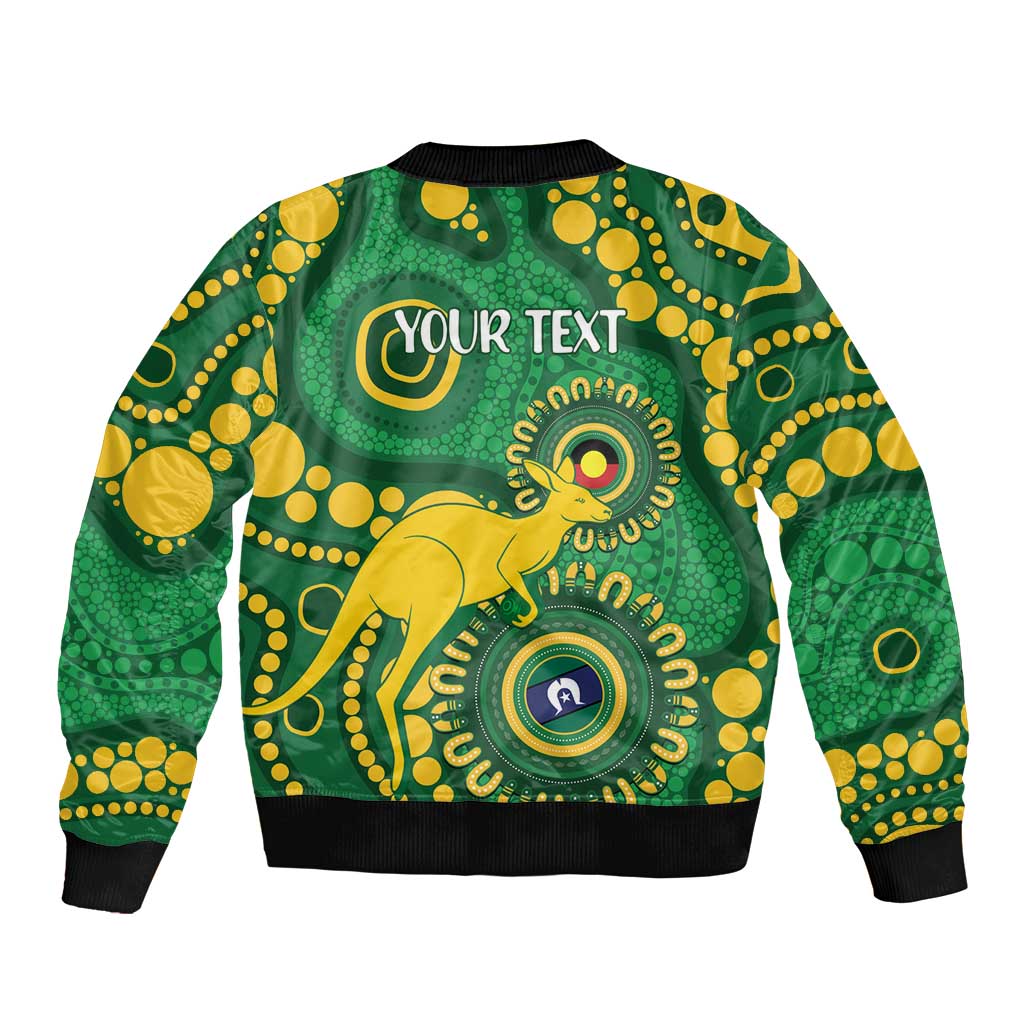 Bowls Australia NAIDOC Week 2026 Personalised Bomber Jacket 50 Years Deadly Kangaroo Indigenous Art