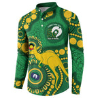 Bowls Australia NAIDOC Week 2026 Personalised Button Sweatshirt 50 Years Deadly Kangaroo Indigenous Art