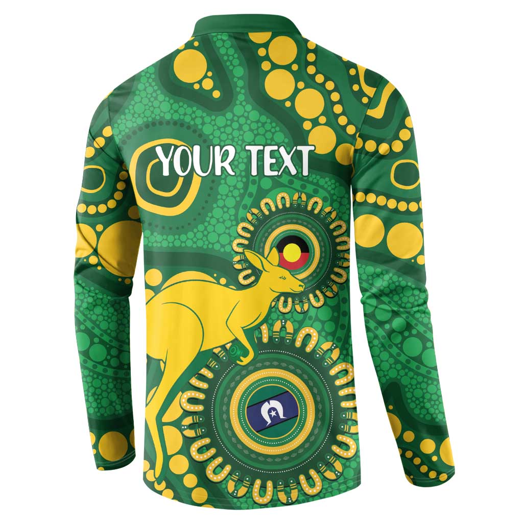 Bowls Australia NAIDOC Week 2026 Personalised Button Sweatshirt 50 Years Deadly Kangaroo Indigenous Art