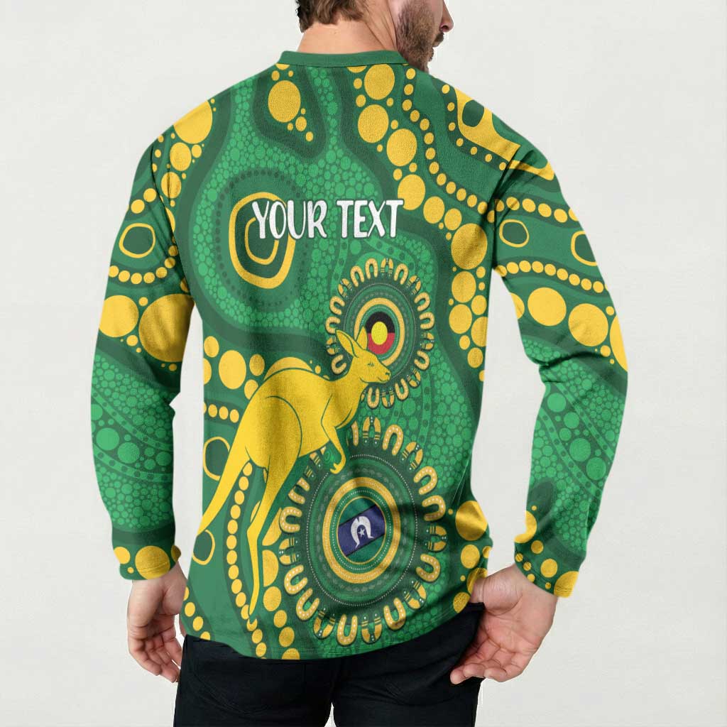 Bowls Australia NAIDOC Week 2026 Personalised Button Sweatshirt 50 Years Deadly Kangaroo Indigenous Art