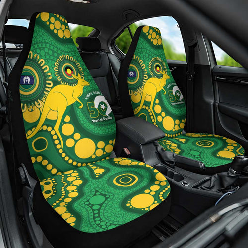 Bowls Australia NAIDOC Week 2026 Car Seat Cover 50 Years Deadly Kangaroo Indigenous Art