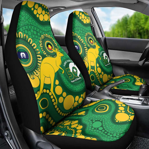 Bowls Australia NAIDOC Week 2026 Car Seat Cover 50 Years Deadly Kangaroo Indigenous Art