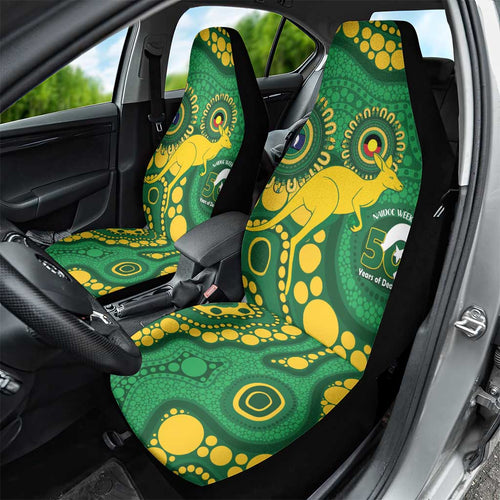 Bowls Australia NAIDOC Week 2026 Car Seat Cover 50 Years Deadly Kangaroo Indigenous Art