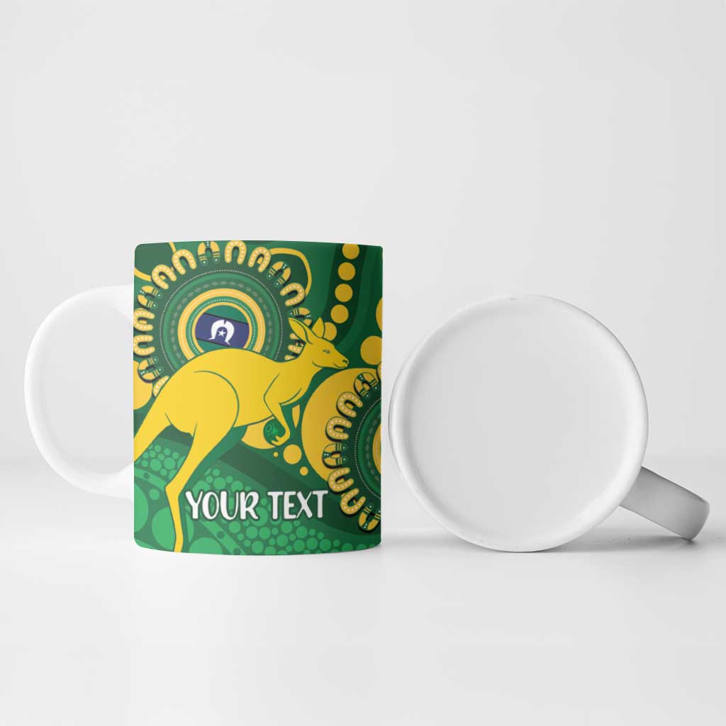 Bowls Australia NAIDOC Week 2026 Personalised Ceramic Mug 50 Years Deadly Kangaroo Indigenous Art