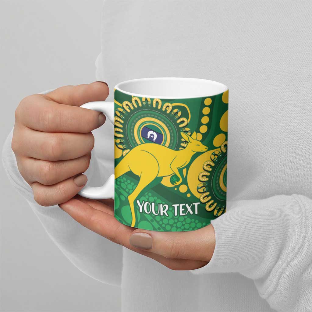 Bowls Australia NAIDOC Week 2026 Personalised Ceramic Mug 50 Years Deadly Kangaroo Indigenous Art