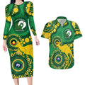 Bowls Australia NAIDOC Week 2026 Personalised Couples Matching Long Sleeve Bodycon Dress and Hawaiian Shirt 50 Years Deadly Kangaroo Indigenous Art
