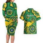 Bowls Australia NAIDOC Week 2026 Personalised Couples Matching Long Sleeve Bodycon Dress and Hawaiian Shirt 50 Years Deadly Kangaroo Indigenous Art