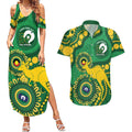 Bowls Australia NAIDOC Week 2026 Personalised Couples Matching Summer Maxi Dress and Hawaiian Shirt 50 Years Deadly Kangaroo Indigenous Art