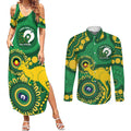 Bowls Australia NAIDOC Week 2026 Personalised Couples Matching Summer Maxi Dress and Long Sleeve Button Shirt 50 Years Deadly Kangaroo Indigenous Art