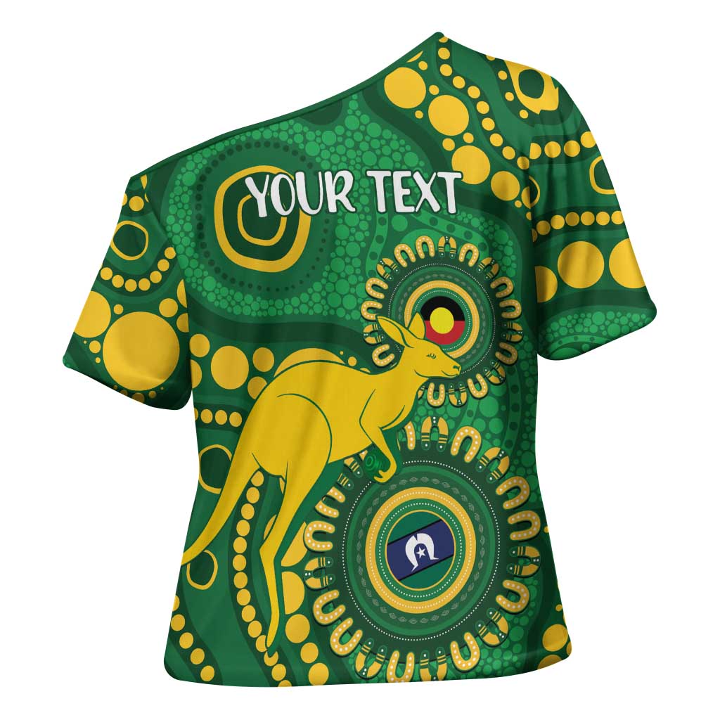 Bowls Australia NAIDOC Week 2026 Personalised Cross Shoulder Shirt 50 Years Deadly Kangaroo Indigenous Art