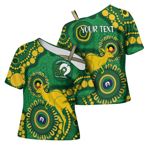 Bowls Australia NAIDOC Week 2026 Personalised Cross Shoulder Shirt 50 Years Deadly Kangaroo Indigenous Art