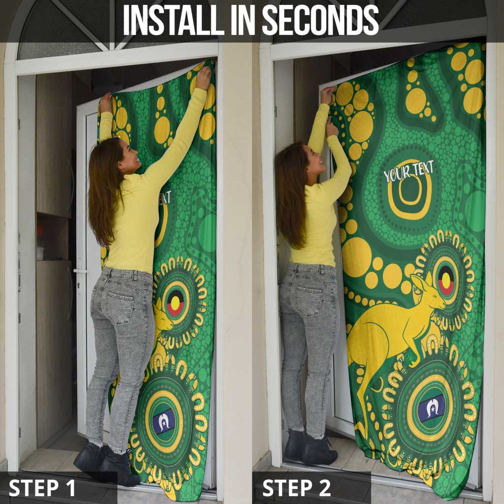 Bowls Australia NAIDOC Week 2026 Personalised Door Cover 50 Years Deadly Kangaroo Indigenous Art