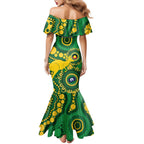 Bowls Australia NAIDOC Week 2026 Personalised Family Matching Mermaid Dress and Hawaiian Shirt 50 Years Deadly Kangaroo Indigenous Art