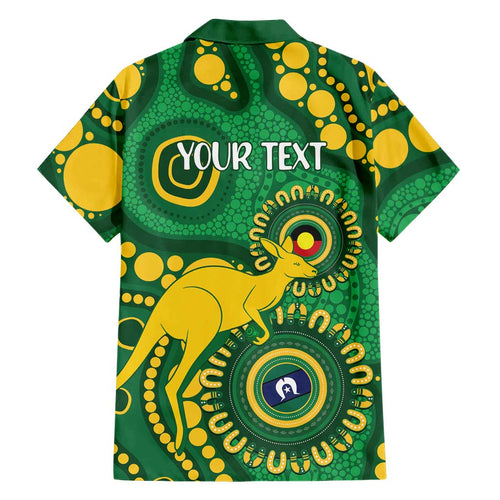 Bowls Australia NAIDOC Week 2026 Personalised Family Matching Off Shoulder Short Dress and Hawaiian Shirt 50 Years Deadly Kangaroo Indigenous Art