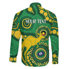 Bowls Australia NAIDOC Week 2026 Personalised Family Matching Off Shoulder Short Dress and Hawaiian Shirt 50 Years Deadly Kangaroo Indigenous Art