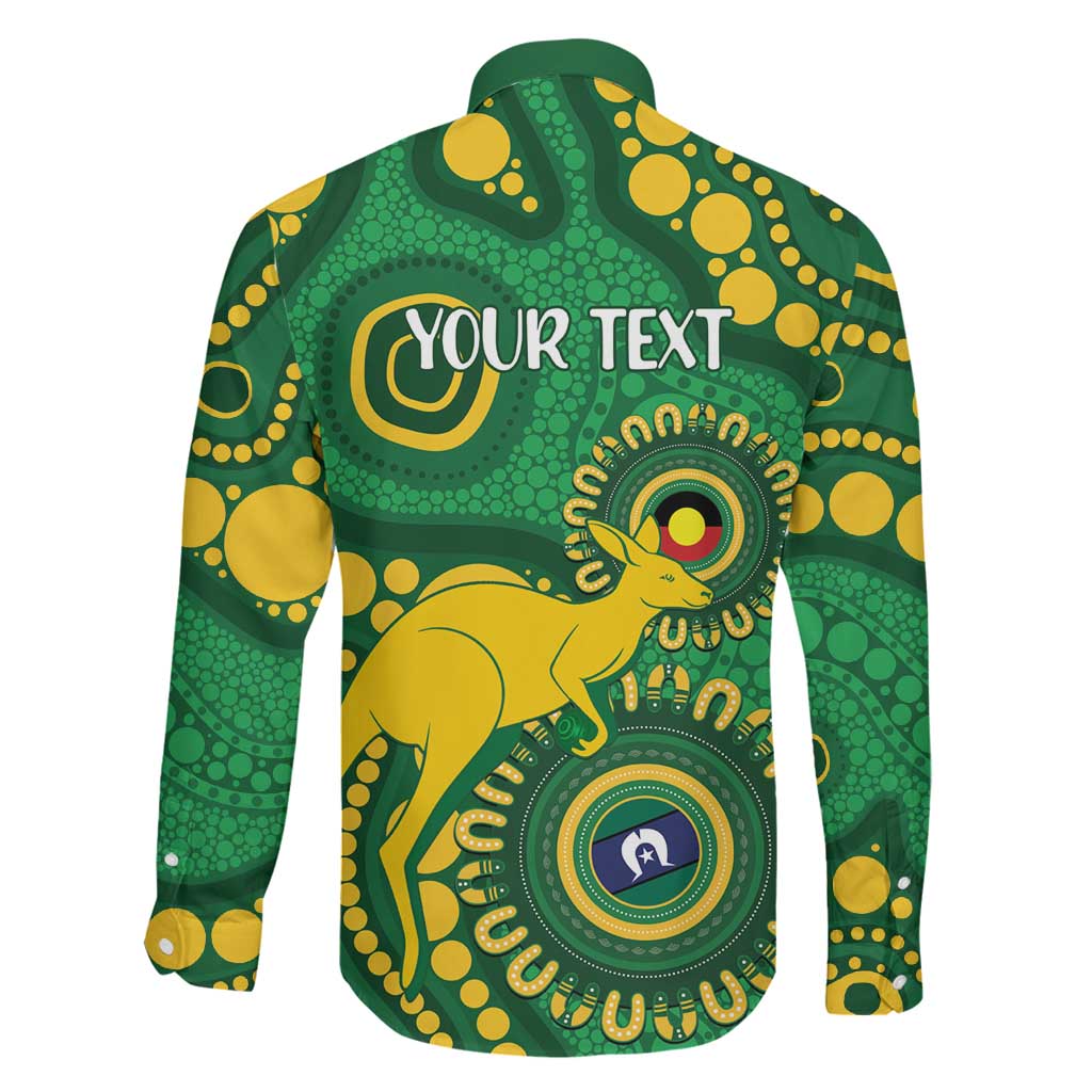 Bowls Australia NAIDOC Week 2026 Personalised Family Matching Off Shoulder Short Dress and Hawaiian Shirt 50 Years Deadly Kangaroo Indigenous Art