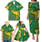 Bowls Australia NAIDOC Week 2026 Personalised Family Matching Puletasi and Hawaiian Shirt 50 Years Deadly Kangaroo Indigenous Art