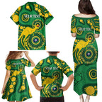 Bowls Australia NAIDOC Week 2026 Personalised Family Matching Puletasi and Hawaiian Shirt 50 Years Deadly Kangaroo Indigenous Art