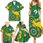 Bowls Australia NAIDOC Week 2026 Personalised Family Matching Summer Maxi Dress and Hawaiian Shirt 50 Years Deadly Kangaroo Indigenous Art