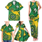 Bowls Australia NAIDOC Week 2026 Personalised Family Matching Tank Maxi Dress and Hawaiian Shirt 50 Years Deadly Kangaroo Indigenous Art