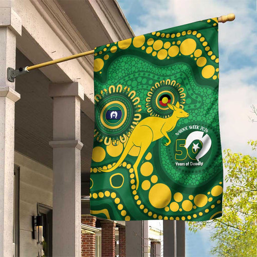 Bowls Australia NAIDOC Week 2026 Garden Flag 50 Years Deadly Kangaroo Indigenous Art