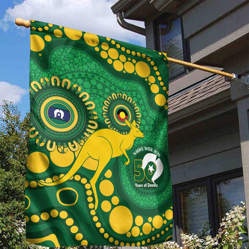 Bowls Australia NAIDOC Week 2026 Garden Flag 50 Years Deadly Kangaroo Indigenous Art