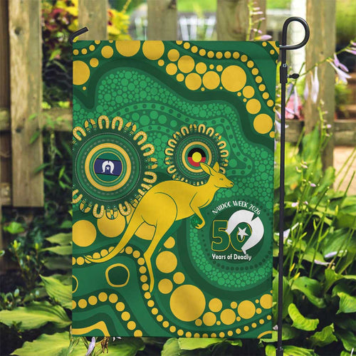 Bowls Australia NAIDOC Week 2026 Garden Flag 50 Years Deadly Kangaroo Indigenous Art