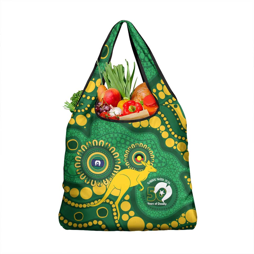 Bowls Australia NAIDOC Week 2026 Grocery Bag 50 Years Deadly Kangaroo Indigenous Art
