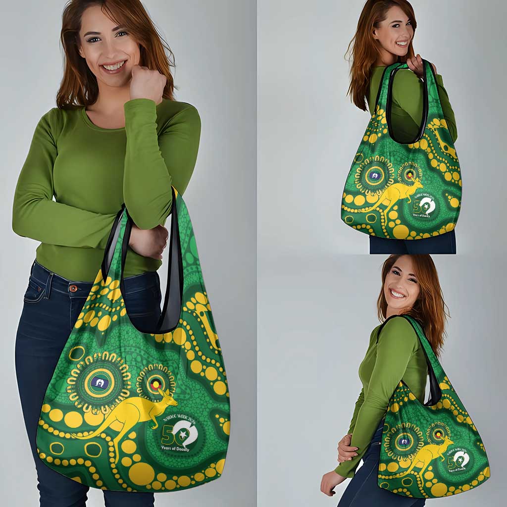 Bowls Australia NAIDOC Week 2026 Grocery Bag 50 Years Deadly Kangaroo Indigenous Art