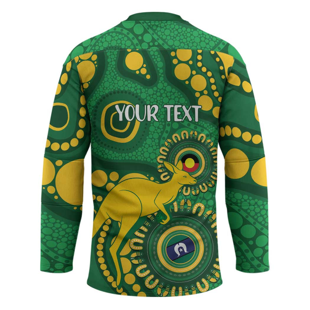 Bowls Australia NAIDOC Week 2026 Personalised Hockey Jersey 50 Years Deadly Kangaroo Indigenous Art