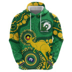 Bowls Australia NAIDOC Week 2026 Personalised Hoodie 50 Years Deadly Kangaroo Indigenous Art