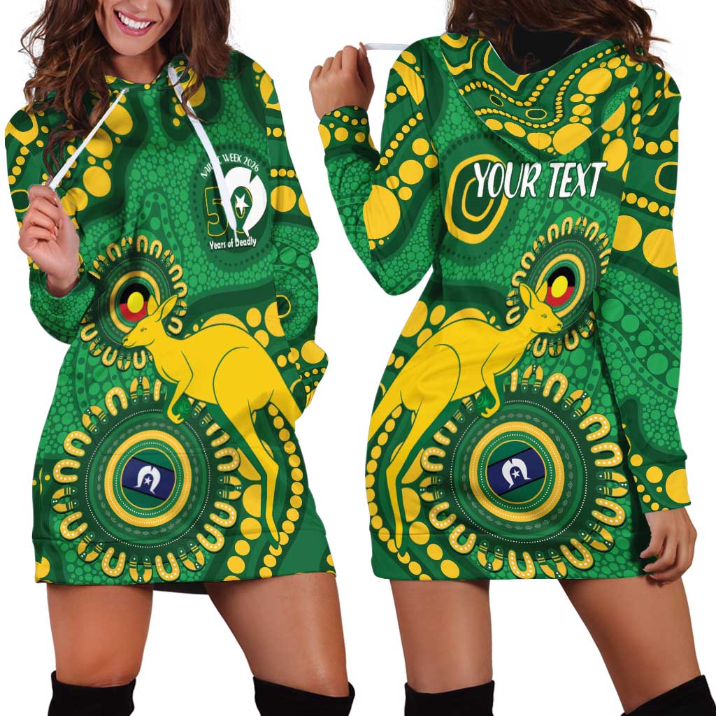 Bowls Australia NAIDOC Week 2026 Personalised Hoodie Dress 50 Years Deadly Kangaroo Indigenous Art