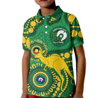 Bowls Australia NAIDOC Week 2026 Personalised Kid Polo Shirt 50 Years Deadly Kangaroo Indigenous Art