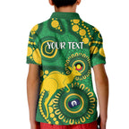 Bowls Australia NAIDOC Week 2026 Personalised Kid Polo Shirt 50 Years Deadly Kangaroo Indigenous Art