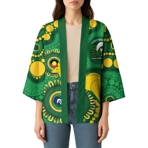 Bowls Australia NAIDOC Week 2026 Personalised Kimono 50 Years Deadly Kangaroo Indigenous Art