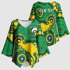 Bowls Australia NAIDOC Week 2026 Personalised Kimono Sleeve Blouse 50 Years Deadly Kangaroo Indigenous Art