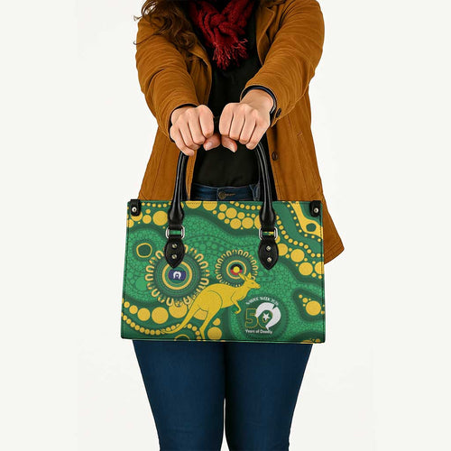 Bowls Australia NAIDOC Week 2026 Leather Bag 50 Years Deadly Kangaroo Indigenous Art