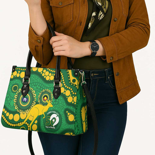 Bowls Australia NAIDOC Week 2026 Leather Bag 50 Years Deadly Kangaroo Indigenous Art