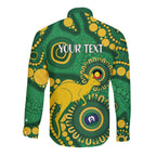 Bowls Australia NAIDOC Week 2026 Personalised Long Sleeve Button Shirt 50 Years Deadly Kangaroo Indigenous Art